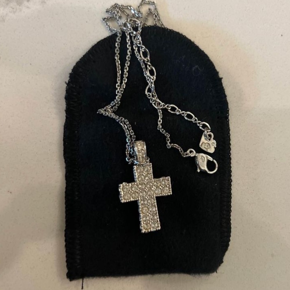 Swarovski 3D Cross Necklace